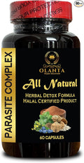 Premium Parasite Complex - Natural Herbal Cleanse for Digestive Health &amp Wellness Support - Includes Wormwood Black Walnut &amp Cloves - 1 Bottle - Formulated in GMP-Certified Facility