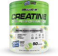 Cellucor Creatine Powder Jolly Rancher Green Apple - Increases Strength Lean Muscle Mass &amp Endurance Micronized Creatine for Fast Absorption 5g Creatine per Serving 50 Servings