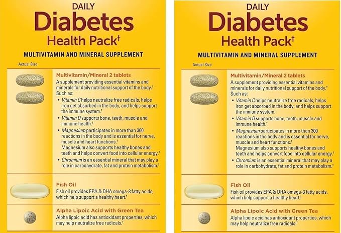 (Pack of 2) Diabiets Health Pack 60 Packets