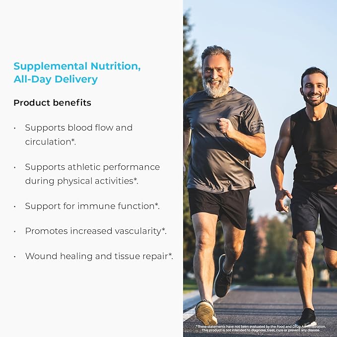 Endurance Products ENDUR - L-Arginine - 350 mg - Blood Flow &amp Heart Function Support - High-Potency - Supports Nitric Oxide Production for Overall Blood Flow &amp Vascular Health - 180 Tablets