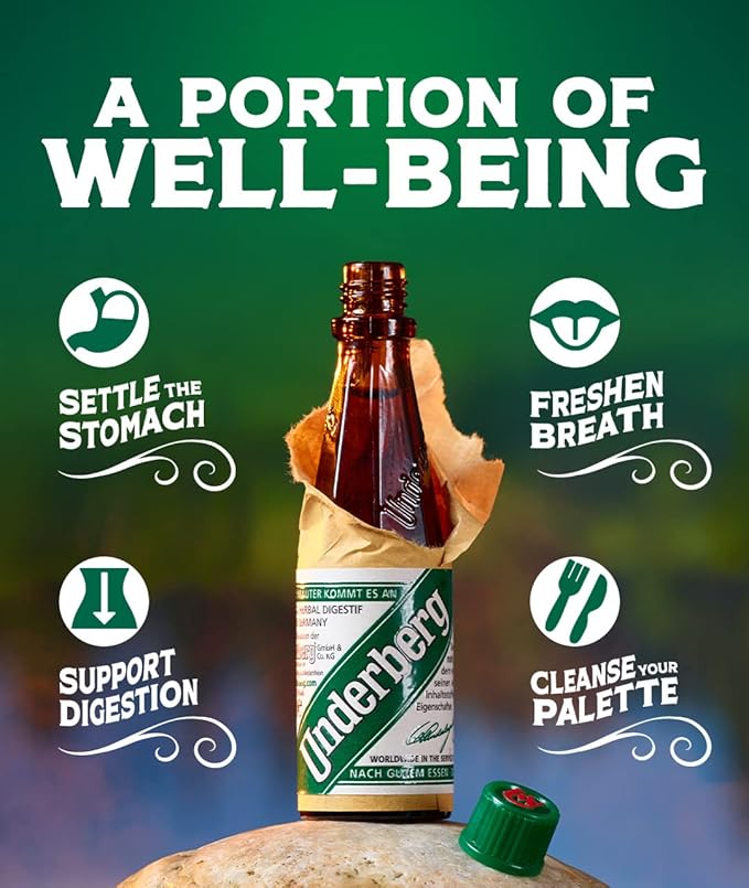 Case Pack: 3 Underberg Bottles Each (Packaging May Vary)