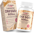 Liposomal DIM SGS Supplement - Estrogen Supplements for Women &amp Men Contains Sulforaphane Glucosinolate Vitamin E Pomegranate Fruit - Support Detox and Antioxidant (1 Pack)