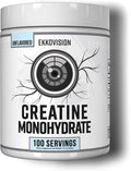 Ekkovision Creatine Monohydrate Powder Micronized Unflavored Pre Workout &amp Post Workout Supplement for Men and Women Energy Support Easy to Mix in Shakes Smoothies &amp Beverages 100 Servi