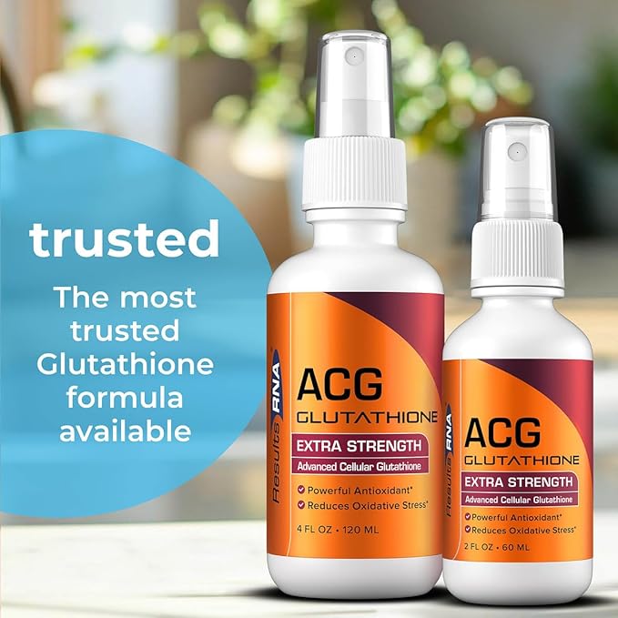 Results RNA - ACG Glutathione Extra Strength Immune Boost – Powerful Antioxidant &amp Immune Boost Formula in a Great Tasting Spray. Recommended by Doctors Worldwide ( 4 oz )