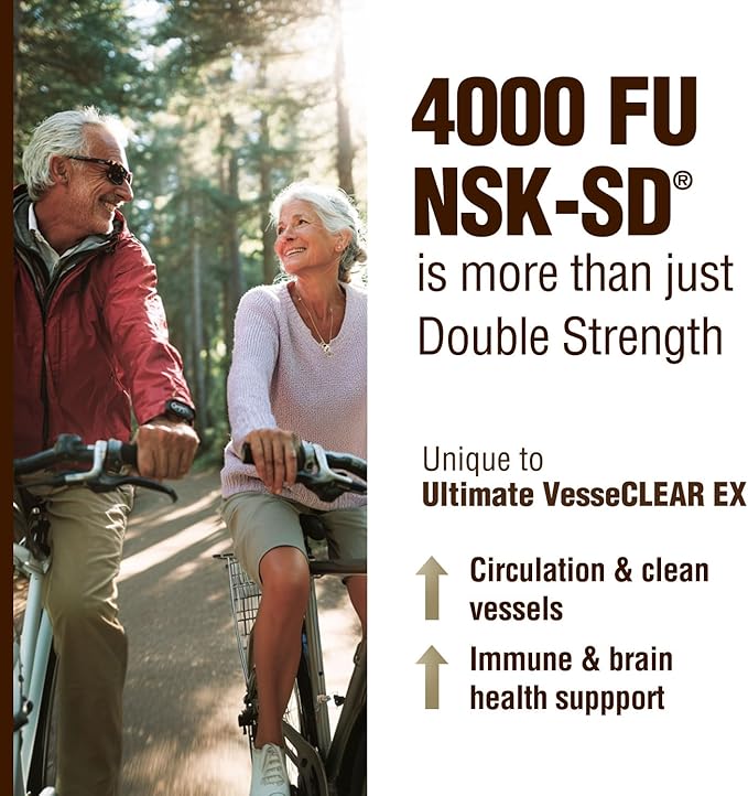 LABO Nutrition Ultimate VesseCLEAR EX Nattokinase NSK-SD 4000FU &amp Elastin F Vessel Circulation &amp Brain Health Support Japanese Supplement Shelf Stable Acid Resistant DRCaps Delayed Release x
