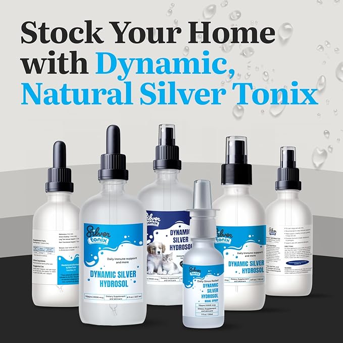 Dynamic Silver Hydrosol Liquid Dropper – 10ppm Pure Colloidal Silver – Daily Immune Support Supplement – Pharmaceutical Grade Purified Water (4 Fl Oz)