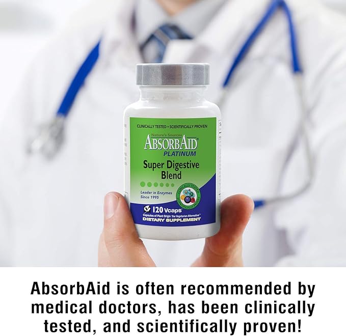 Absorbaid Platinum Super Digestive Blend 120 Count