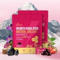 VivoNu Himalayan* Shilajit* Gummies with Ashwagandha* &amp Gokshura | 85+ Trace Minerals &amp Fulvic Acid | Organic Micronutrient Supplement for Men &amp Women (Women 4000mg / 2 Bag)