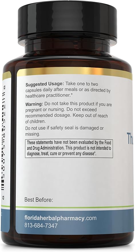 Florida Herbal Pharmacy Thunder God Vine Root Extract Supplement Capsules 10:1 (120 Capsules) 1000 mg Serving