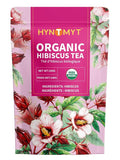 HYNTMYT Organic Hibiscus Tea Bags Premium USDA Organic Hibiscus Flowers Tea Bright &amp Tart Flavor Caffeine Free 120 Count