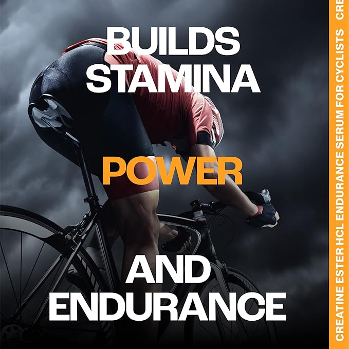 MMUSA Cyclist-Optimized Creatine Serum. Amplifies Cycling Sports Performance Boosts Nitric Oxide Levels Stamina Energy Endurance &amp Focus. Fights Fatigue &amp Lactic Acid Build Up. Cherry 5.1