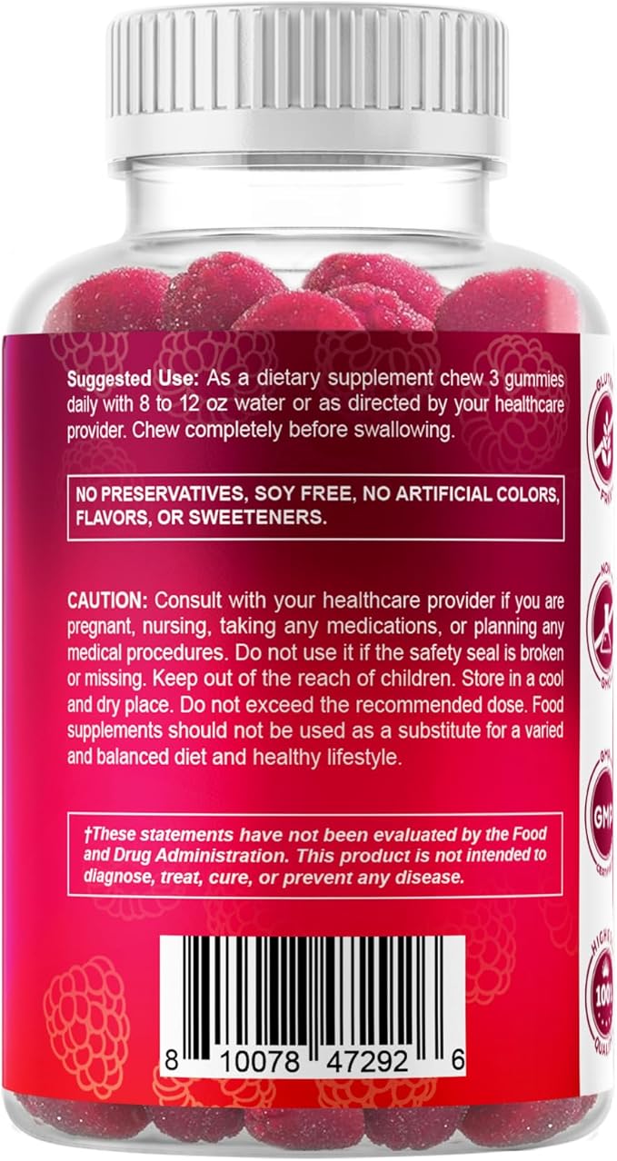 Vitamatic Extra Strength Magnesium Gummies – 255 mg Elemental Magnesium per Serving – 60 Gummies (2-Pack) Supports Relaxation Muscle Function Bone Health &amp Energy – Vegan Non-GMO Gluten-Free