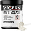 Creatine + Collagen Powder Unflavored Creatine Monohydrate and Collagen Supplement with Probiotics Gluten Free Non GMO Easy to Digest Formula 30 Servings 13.8 Oz