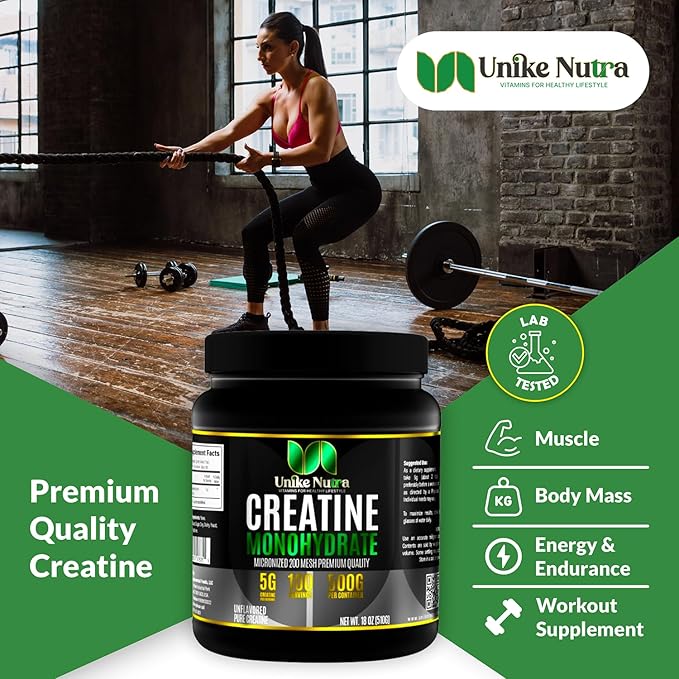 Micronized Creatine Monohydrate Powder - Halal Kosher Vegan Keto-Friendly - 10000mg. 2.2 Pounds. Per Serv (5g) - 200 Servings - Unflavored (Pack of 2)