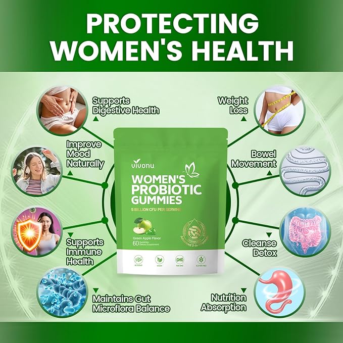 VivoNu Viginal Probiotics for Women Women Probiotic Gummies