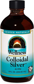 Source Naturals Wellness Colloidal Silver 45 ppm Supports Physical Well Being* - 8 Fluid oz