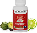 Liver Support Supplement–Supports Detox Cleansing &amp Lipid Metabolism – with Bergacyn FF (Bergamot &amp Artichoke) – 30 LiverEzy Vegan Capsules