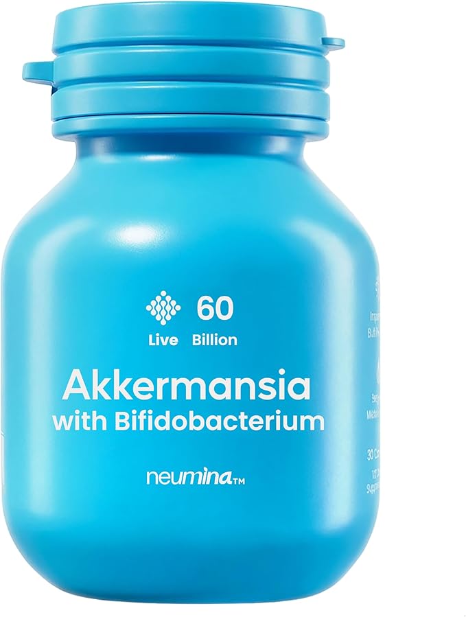 60Billion Akkermansia Muciniphila with Bifidobacterium Supports GLP-1 Production Naturally Delayed Release Advanced Gut Health Appetite &amp Craving Control Made in USA 30 Servings