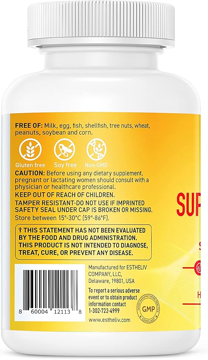 ESTHELIV® Super B Complex with PQQ - 60 VegeCaps