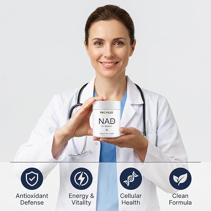 NAD+ Supplements for Women - NMN Supplement Alternative with Nicotinamide Riboside Trans-Resveratrol NAD Resveratrol Supplement for Energy Skin Health Healthy Aging - USA Made