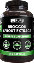 PURE ORIGINAL INGREDIENTS Broccoli Extract (365 Capsules) No Magnesium Or Rice Fillers Always Pure Lab Verified