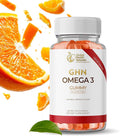 Vegan Omega 3 Gummies – Flaxseed Oil Omega 3 6 9 ALA - Pectin-Based Chewable Supplement for Adults - Natural Orange Flavor - Non-GMO Gluten-Free Gelatin-Free -30 Servings