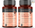 pureclinica Glutathione 1000mg – 120 Tablets (2 x 60) | High Strength with 500mg Glutathione 300mg ALA 200mg Vitamin C | Antioxidant &amp Detox Support 1-a-Day