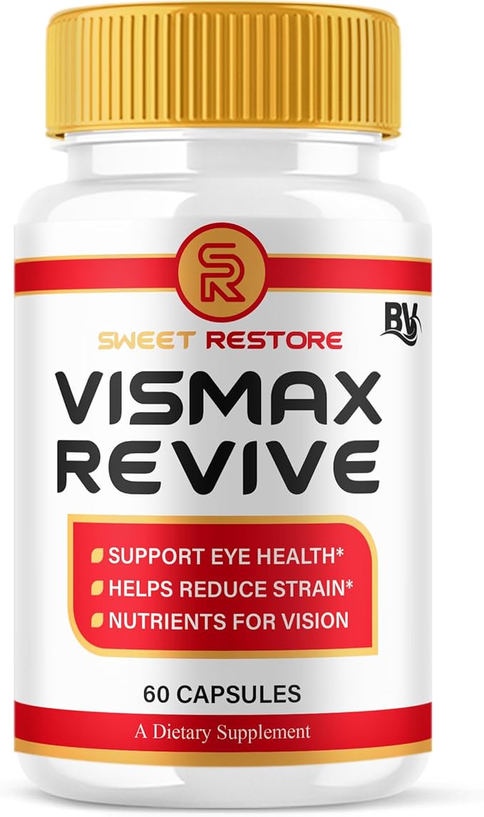 BLUE VIBE VisMax Revive Maximum Strength Overall Vision &amp Wellness Support Supplement VismaxRevive Advanced Premium Vision Support and Eye Health Formula Supplement Pills (60 Capsules)