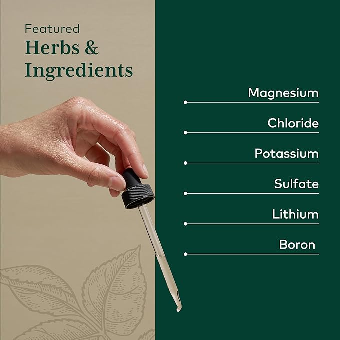 Gaia Herbs Pro Liquid Magnesium with Trace Minerals - Cellular Energy &amp DNA Production Support Supplement - Liquid Health Supplement with Boron Lithium Orotate &amp Potassium - 4 fl oz (48 Servin