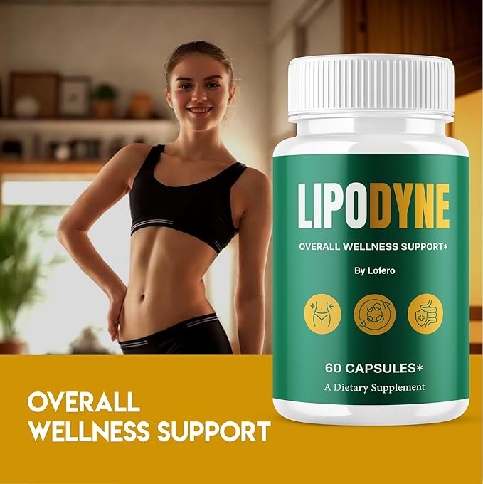 Lipodyne Capsules Premium Loss Support Formula Pills with Advanced Maximum Strength All-Natural Ingredients for Overall Health &amp Wellness Daily Vitamins Energy Capsulas Pastillas Reviews (60 capsu