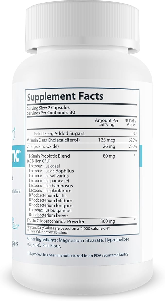 Sugar Bump Bio Probiotic - Blood Health Probiotics - Supports Healthy Blood S Balance Already in the Normal Range - Immune Support - 40 Billion CFUs - Probiotics for Blood Health Support