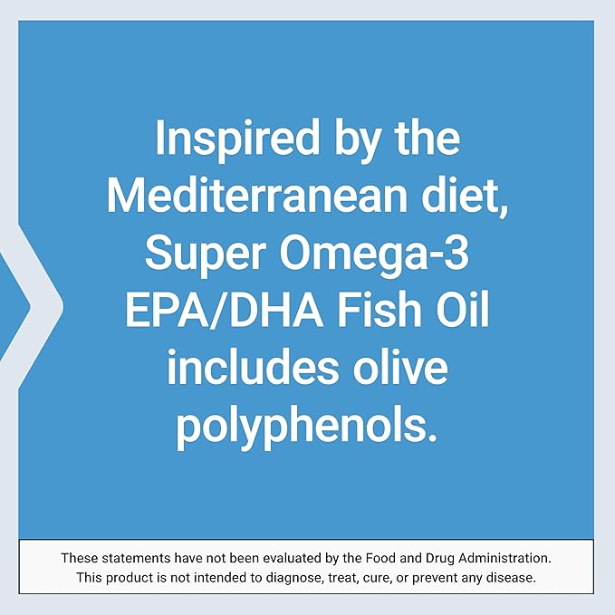 Life Extension Super Omega-3 EPA/DHA Fish OilSesame Lignans &amp Olive Extract – Cognitive HealthCholesterol Health SupportGluten-FreeNon-GMO120 Softgels(Pack of 2)