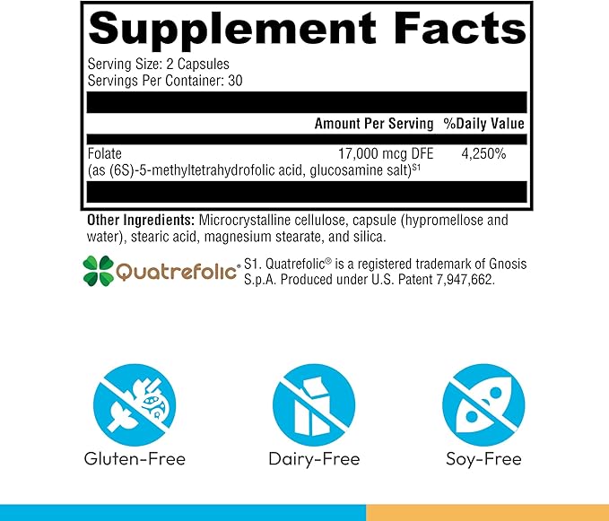 XYMOGEN 5-MTHF Plus B12 - Biologically Active Folate + Methyl B12 (Methylcobalamin) to Support Methylation and Nervous System Health - Great-Tasting Cherry Flavor (60 Quick-Dissolve Tablets)
