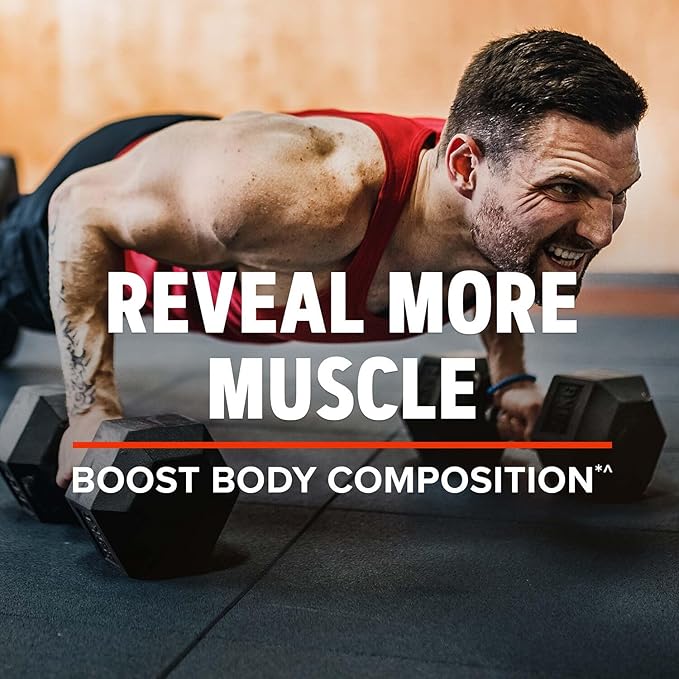 GNC AMP Men’s Ripped Vitapak Program 4 in 1 Product Vitamin Pack Metabolism &amp Lean Muscle Tone Burn Calories Water Shedding Adult Multivitamin Caffeine CLA Proven Ingredients 30-Day Suppl