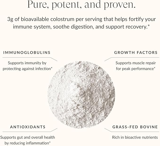 Beam Creatine + Colostrum Bundle – Micronized Creatine Monohydrate for Strength Power &amp Recovery with Grass-Fed Bovine Colostrum for Immune Gut Health &amp Muscle Support – Third-Party Tested
