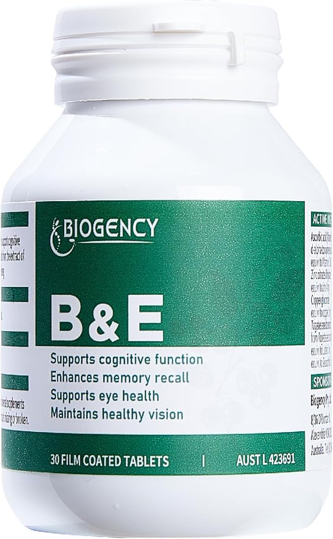 B&ampE Zeaxanthin + Lutein Eye Care Vitamin Supplement - 1 Pack 30 Tablets Protects and Enhances The Overall Eyes Health Natural Ingredients Gluten-Free Vegan-Friendly for Adults and Children