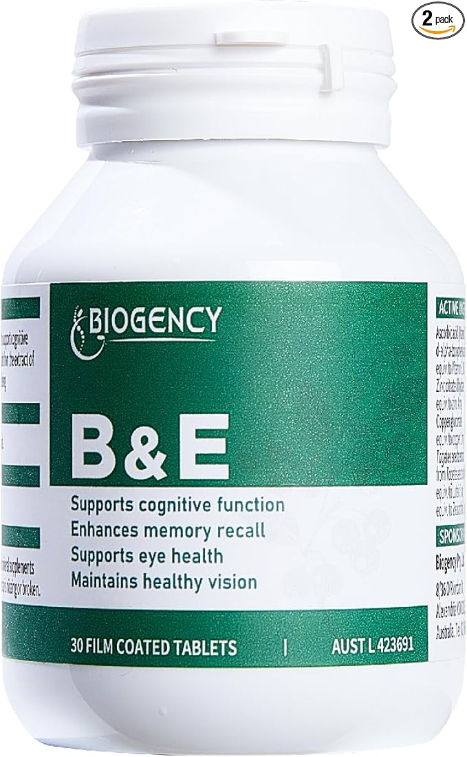 B&ampE Zeaxanthin + Lutein Eye Care Vitamin Supplement - 2 Pack 30 Tablets Protects and Enhances The Overall Eyes Health Natural Ingredients Gluten-Free Vegan-Friendly for Adults and Children