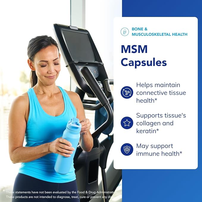 Pure Encapsulations MSM Capsules | Sulfur Supplement to Support Joints Immune System Connective Tissue and Respiratory Health* | 250 Capsules