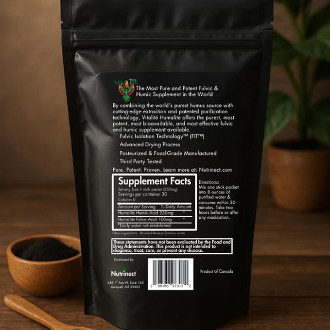Vitalité Humalite Fulvic and Humic Acid Supplement