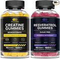EFFECTIVE NUTRA Creatine Gummies &amp Resveratrol Gummies Bundle