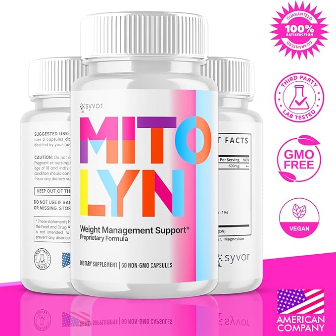 (3 Pack) Mitolyn Capsules Mitolyn Advanced Formula Pills Mitolyn Keto Support Advanced Vitamin Supplement All Natural Mito Lyn Capsulas Reviews Mitolyn Max Strength Pastillas Mitolin (180 Capsules)