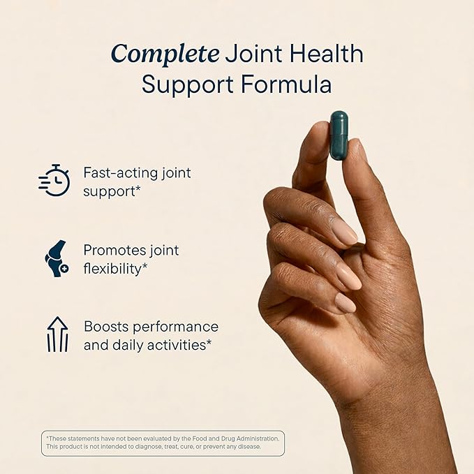 Santo Remedio Articulaciones Joint Health Support Supplement Promotes Joint Comfort Mobility &amp Function Clinically Proven TamaFlex™ Formula 60 Capsules per Jar (30 Servings) Pack of 3