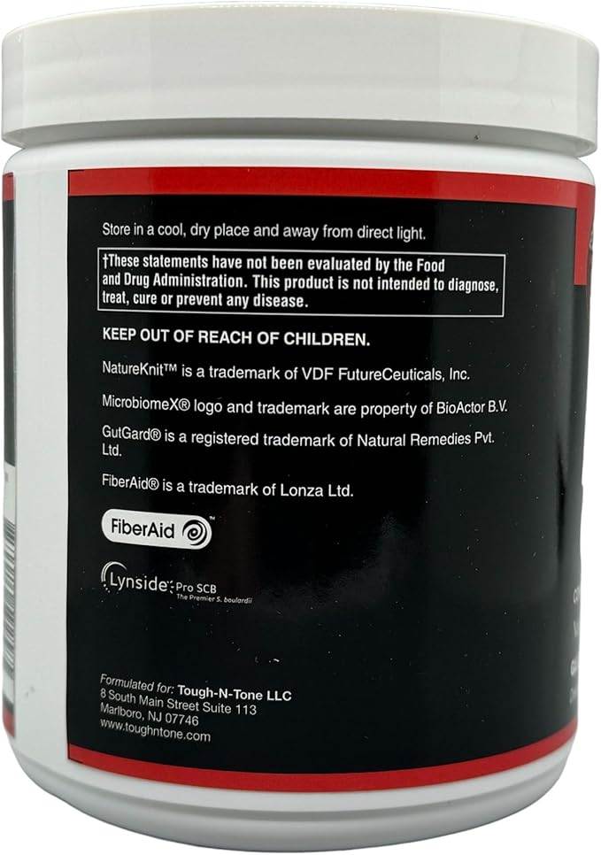 TOUGH-N-TONE Advanced Gut Care Health Non-GMO Gluten Free Vegan