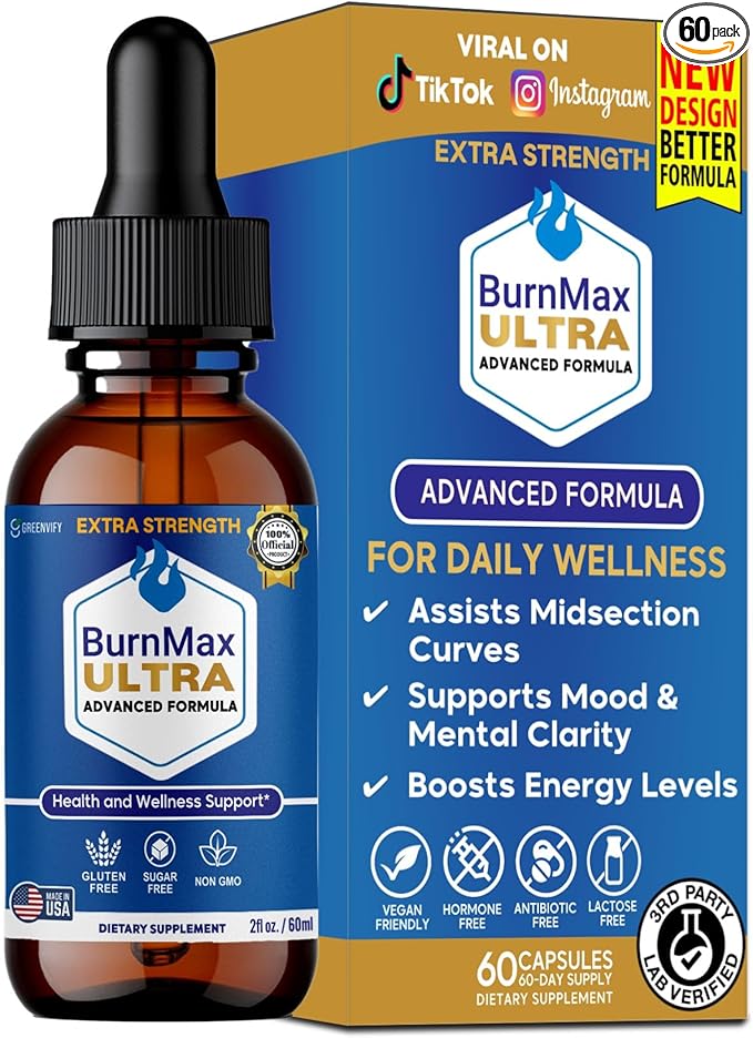 BurnMax Ultra Extra Strength Dietary Supplement Advanced Formula 60 Servings 2 fl oz (1)