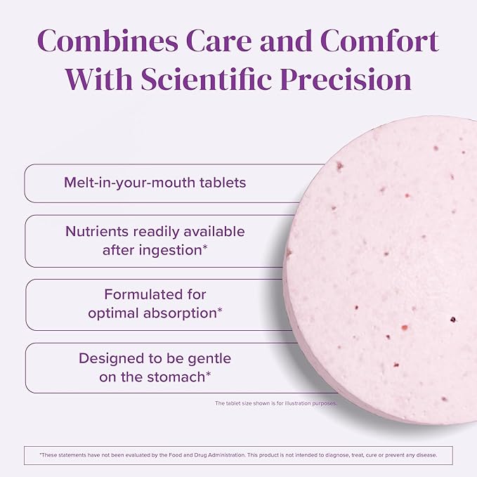 BariMelts Vitamin B12 Plus 90 Fast-Dissolving Tablets (3-Month Supply) Sugar-Free Bariatric Vitamins for Women Includes B12 B6 Folate and Biotin Natural Cherry Flavor