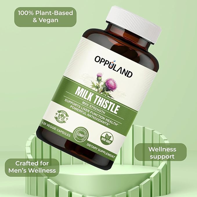 Milk Thistle Capsules - 250mg Herbal Liver Detox Supplement with Dandelion Root Turmeric Root &amp Artichoke Extract - Advanced Milk Thistle Complex for Liver Health &amp Defense - 240 Day Supply