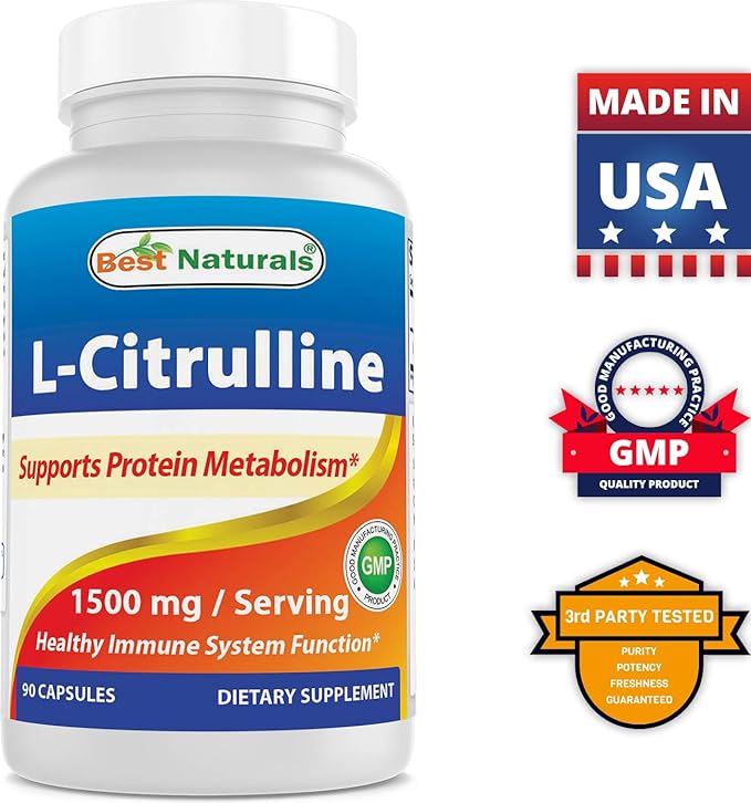 Best Naturals L-Citrulline 1500mg &amp L-Carnitine 1000mg