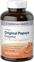 American Health Original Papaya Enzyme Chewable Tablets - Promotes Nutrient Absorption and Helps Digestion - Gluten-Free Vegetarian - 600 Count 200 Total Servings