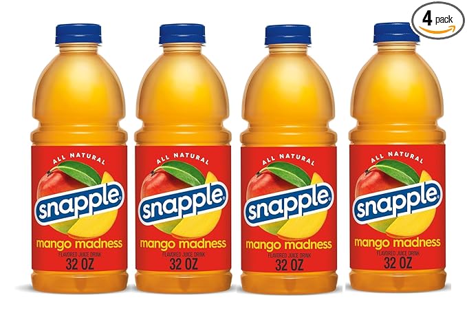 Snpple Mango Madness 32 fl oz (4 bottles)
