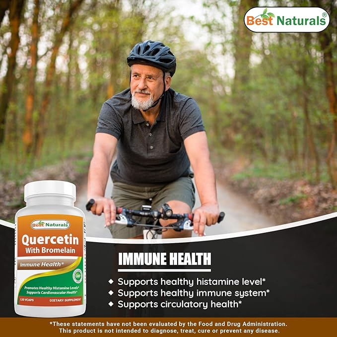 Best Naturals NAC 600 mg &amp Quercetin with Bromelain